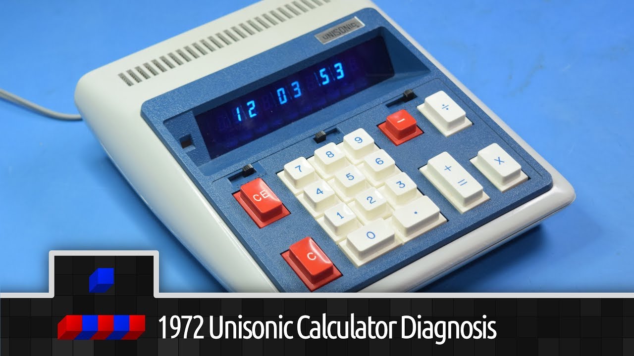 0x002C - 1972 Unisonic Calculator Diagnosis - YouTube