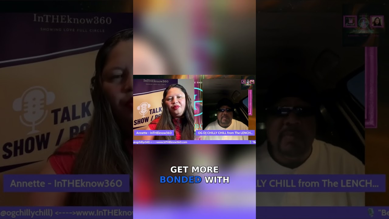 Bonding with Your Community: A Call to Action
#InTheKnow360 #ChillyChill #HipHopLegend