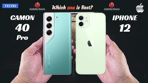 Tecno Camon 40 Pro 5G vs Iphone 12 ll 🔥 ll Full Details ll Which One is Best ll @ChellphoneWorld