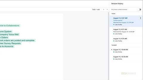 How to Check Edit History on Google Docs