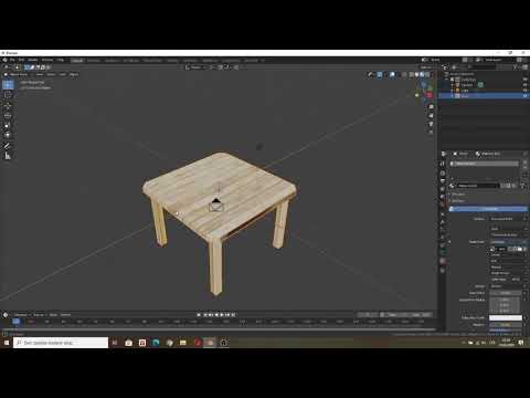 Tvorba 3D grafiky v Blenderu II. - stůl a textury