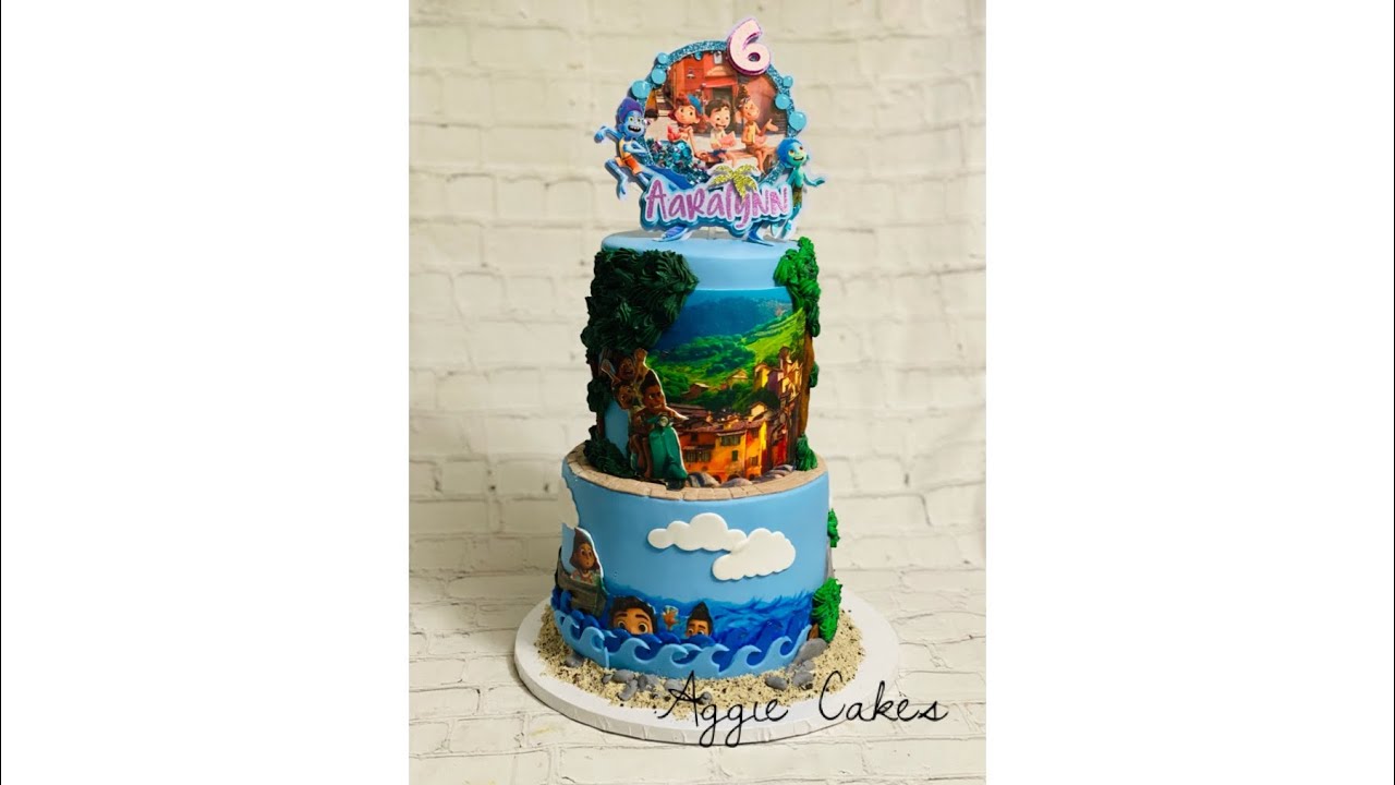 Disney Movie Luca Cake 