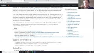 Jenkins GSoC 2020: Windows Services Project discussion 20200317