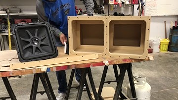 Custom Box Build for 2-15” Kicker L7s/Sealed Box