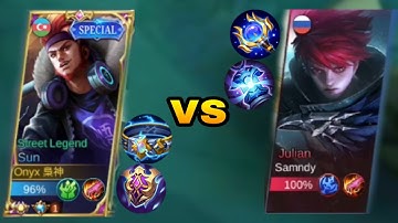 SUN VS JULIAN ! EXPLANIED TUTORIAL | Onyx Mobile Legends