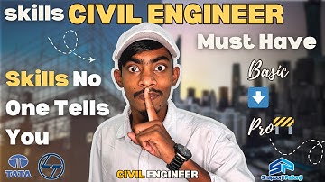 Civil Engineering Basic Knowledge 🚀 How to become a Civil Engineer 