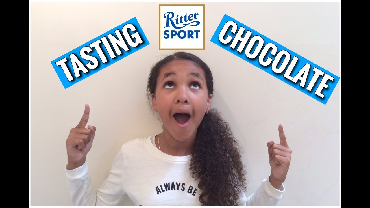 TASTING RITTER SPORT CHOCOLATES BLINDFOLDED | Inspiring Vanessa