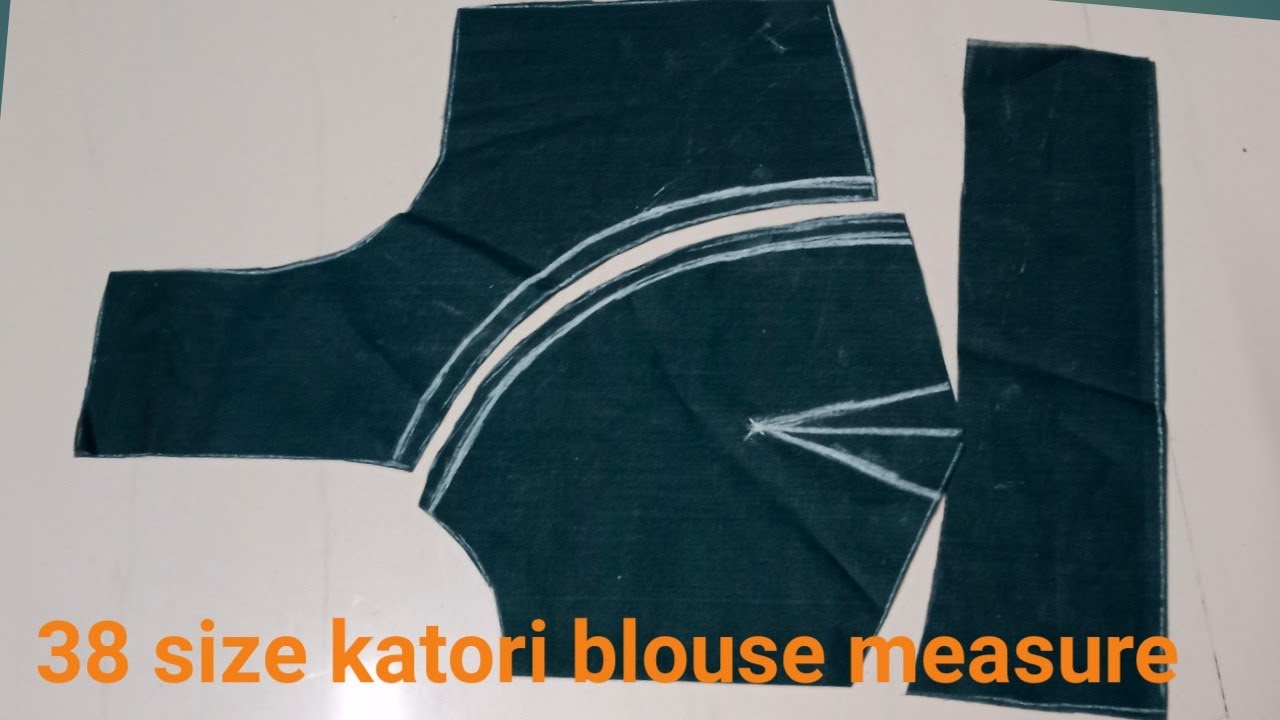 38 size katori blouse cutting measure/back neck 10inch/easy blouse ...