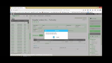 Purchase Orders in Sage x3