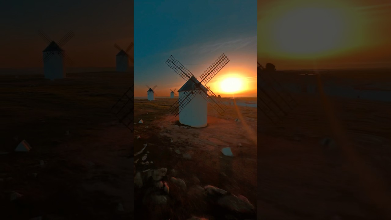 I mulini a vento di Don Chisciotte de La Mancha - Spagna 🇪🇸 