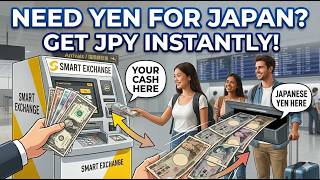 NEED CASH IN JAPAN? 💴 Fastest way to exchange currency anywhere! (Smart Exchange Tutorial)