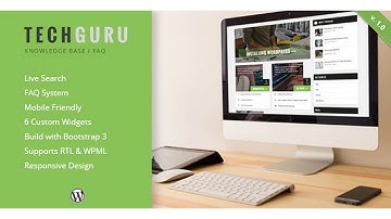 TechGuru - Responsive Knowledge Base FAQ WordPress Theme | Themeforest Website Templates and Themes
