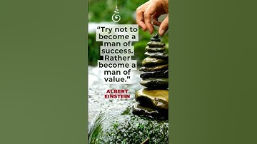 “Try not to become a man of success. Rather become a man of value.” Albert Einstein #quotes #shorts