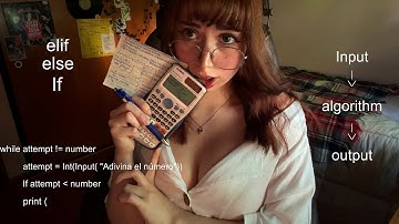 ⋆.˚¿PODRÁ ESTA CHICA NERD ENSEÑARTE ALGORITMOS DE PROGRAMACION? en ASMR ⋆.˚