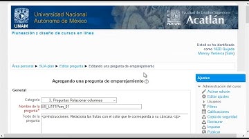 Tutorial Curso Reactivos - 04 Preguntas Relacionar Columnas