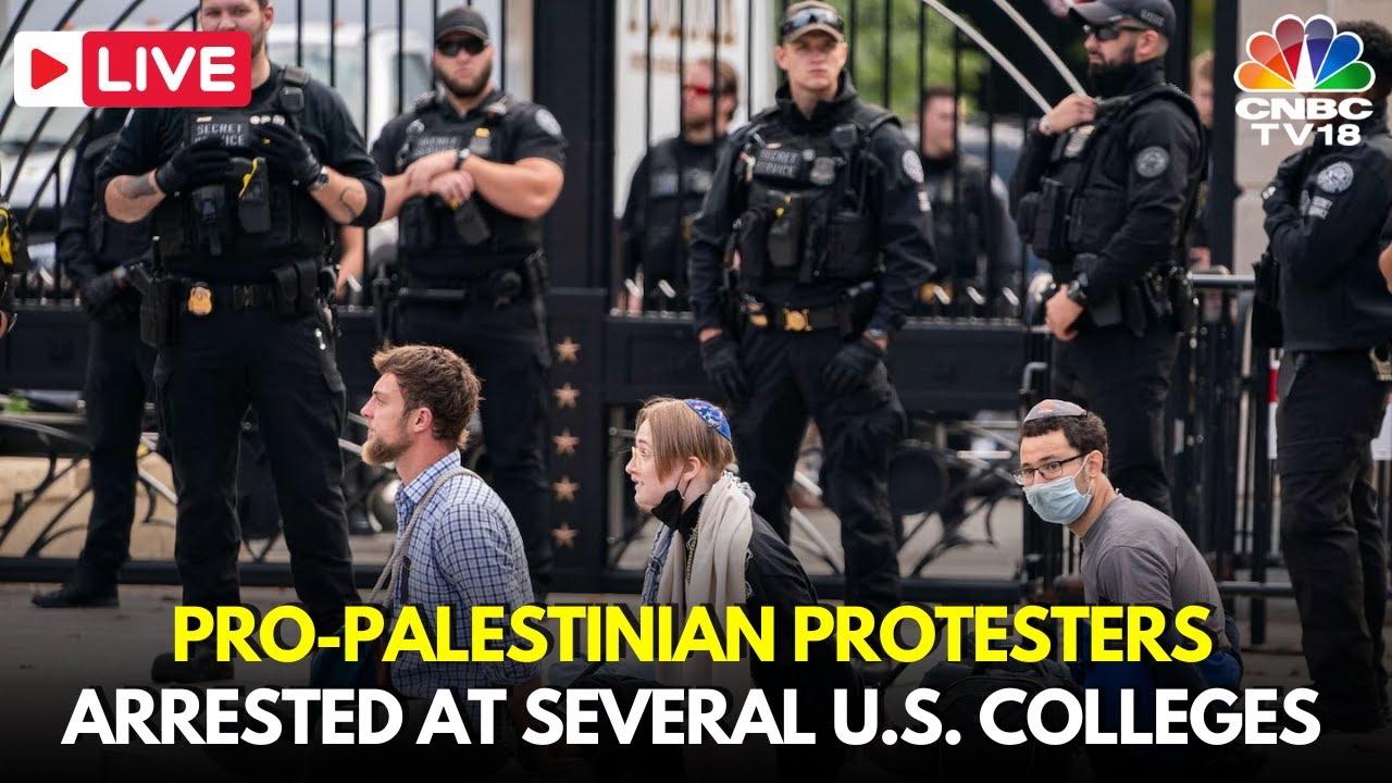 Pro-Palestinian Protesters Arrested at Yale, NYU | Columbia Cancels In-Person Classes | USA | IN18L