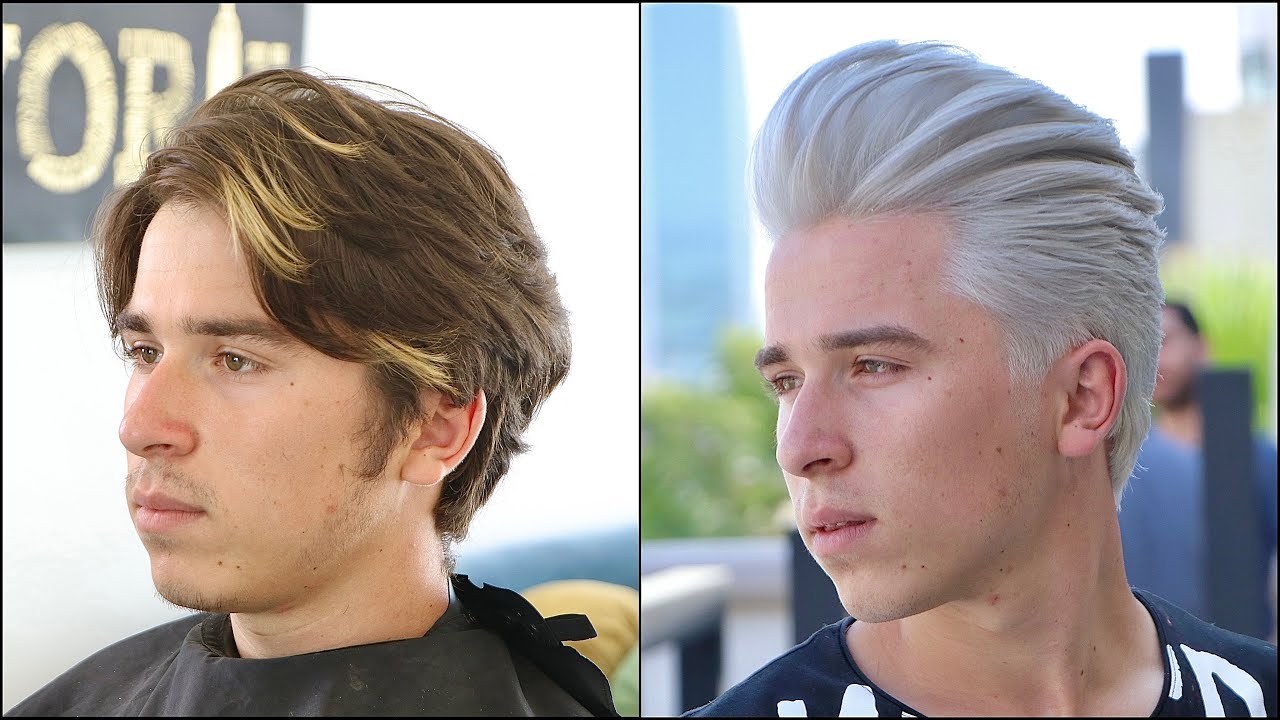 ★ تعليم صبغ الشعر باللون ★ السلفر★ اكثر فيديو مطلوب للمبتدئين خطوة بخطوة 💈مصطفى الرسام