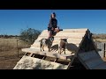 How To Build The A Frame Goat Playhouse! Step by Step, DIY -/\-