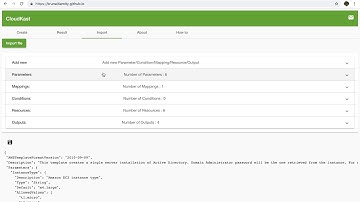 How to import and modify an existing cloudformation template