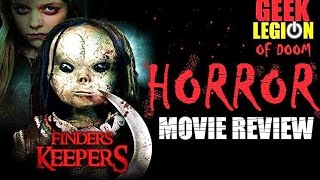 FINDERS KEEPERS ( 2014 Jaime Pressly ) Horror Movie Review