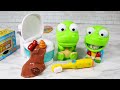뽀로로 크롱 배변훈련 응가 장난감 리뷰 토이 Toy ASMR Pororo Toilet Toothbrush Satisfying with Unboxing &amp; Review Toys