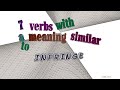 infringe - 8 verbs synonym to infringe (sentence examples)