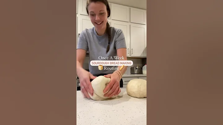 ONCE a week Sourdough Bread Making Process🙌🥖 #timesaver #sourdough #hacks #shorts #recipes