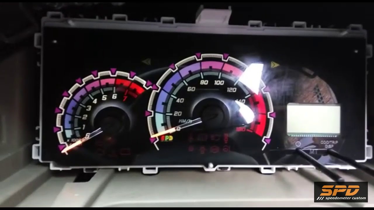 Modifikasi Panel Speedometer Avanza Veloz SPD Speedometer YouTube
