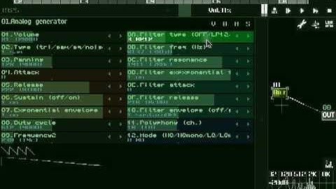 SunVox: Virtual Analog Generator