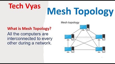 What is Mesh Topology? | Mesh Topology Kya hai? Lec-30 #techvyas1 #topology #meshtopology #computer