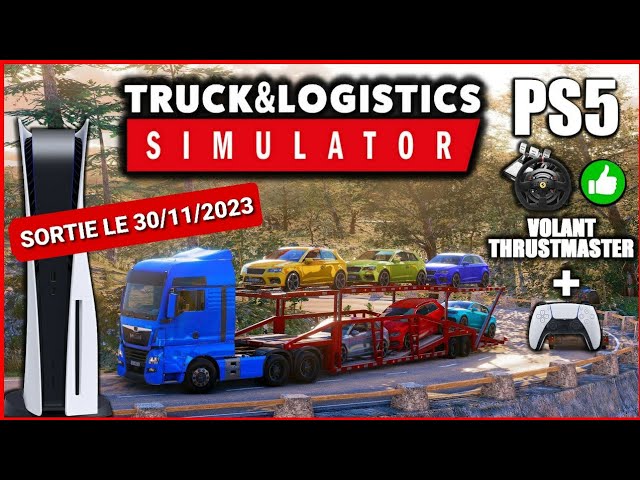 Jeu TRUCKS & LOGISTICS SIMULATOR PS5 - Version FR Neuve (Multilangue : FR/EN/DE/ES/IT/PT)