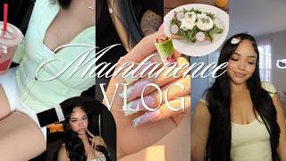 MAINTANENCE VLOG | NAILS | LASHES | HAIR | SKIN | MAKEUP