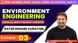 L3- Environmental Engineering : Water Supply Engineering | Variation of Water Demand