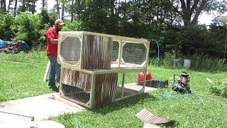How To Build A Pastured Rabbit Tractor.