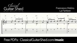 Molino: La Fanfare - Free Guitar Sheet Music