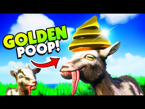 Finding the SECRET GOLDEN POOP Hat in Goat Simulator 3
