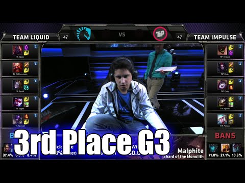 Liquid vs Impulse | Game 3 3rd Place Decider S5 NA LCS Summer 2015 Playoffs | TL vs TIP G3 3rd