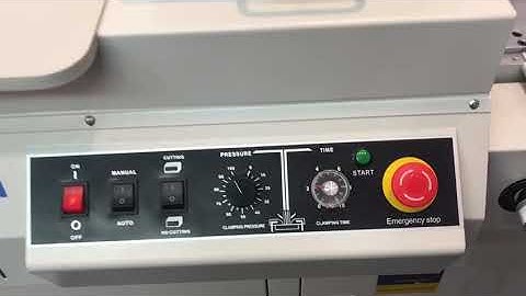 Sysform 50A Perfect Binder Operation