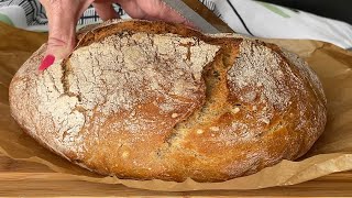 Fast no Knead Rye Bread | So Easy Anyone Can Make