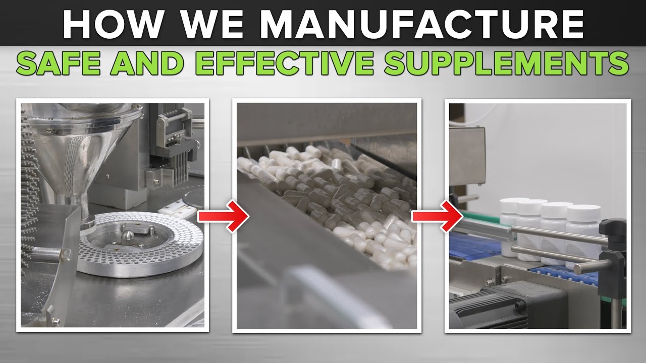 How We Manufacture Supplements - Tour Of Our Production Facility