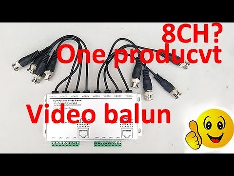 Balun vidéo UTP/CAT5, 1 paire, convertisseur BNC m – Grandado