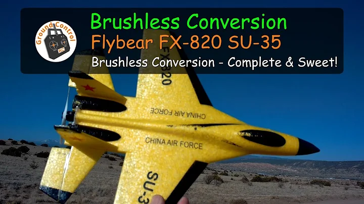 Flybear FX-820 SU-35 2CH Glider 290mm Wingspan RTF - The Brushless Conversion is Complete & Sweet!