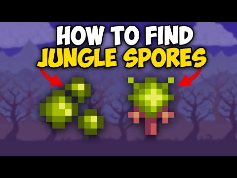 How to Find Jungle Spores in Terraria | Jungle Spores Terraria