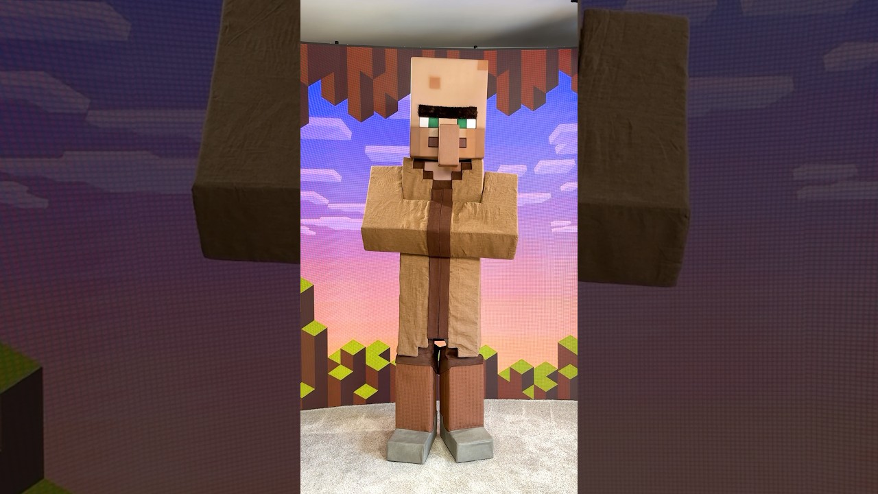 Real Life Minecraft Villager