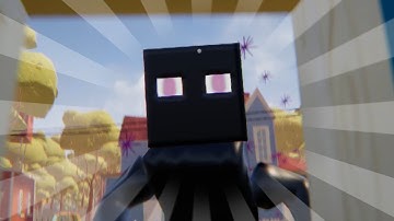 MY NEW NEIGHBOR IS ENDERMAN FROM MINECRAFT - Hello Neighbor Mod ACT 3