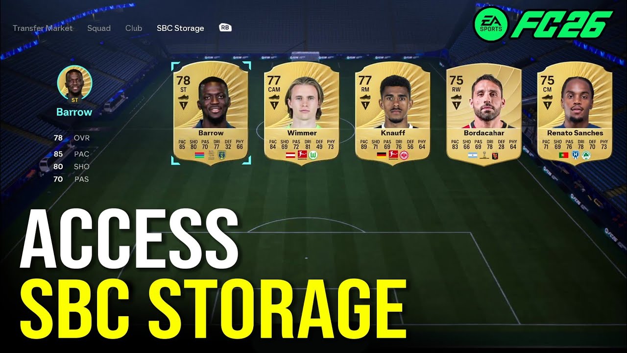 FC 26: Как получить доступ к хранилищу SBC (пошаговое руководство)