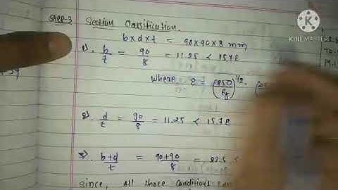 EXAMPLE 1||PART 2||DESIGN DOUBLE ANGLE DISCONTINUOUS STRUT