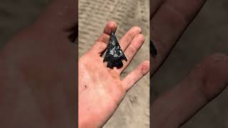 A perfect montell point made from owl creek chert. Lampasas co Texas
