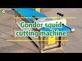 Gondor Squid Cutting Processing Machine | Fast, Precise & Efficient Seafood Cutter #efficiency