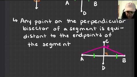 Perpendicular Bisector Theorem - Geometry